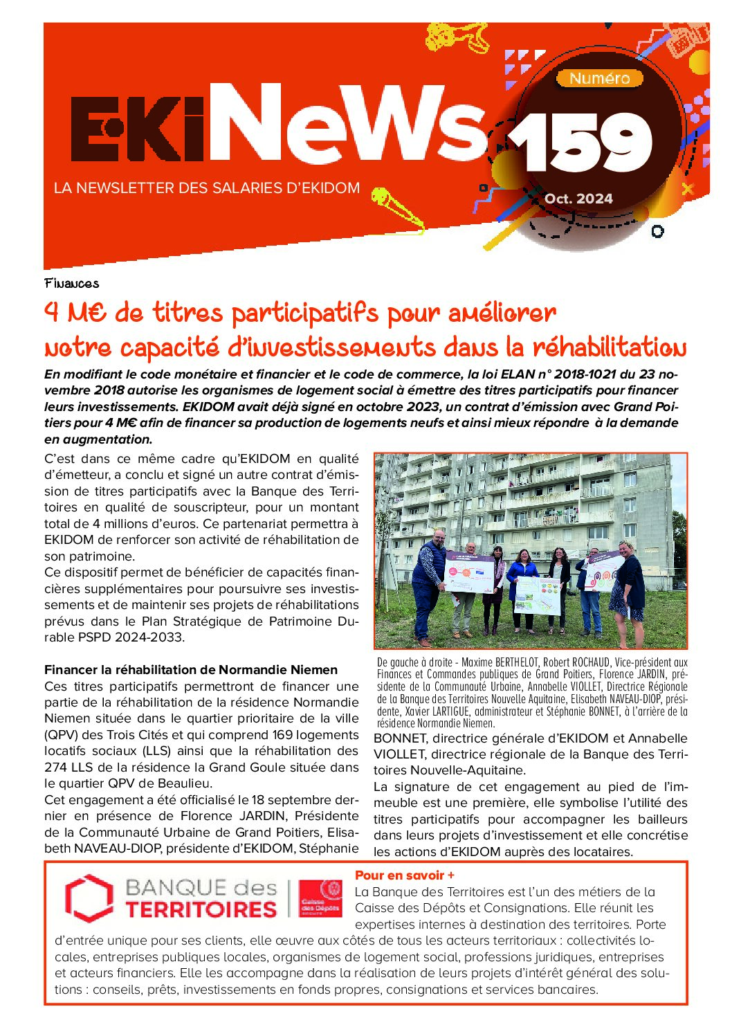 Image de couverture du journal Ekipages Ekinews n°159